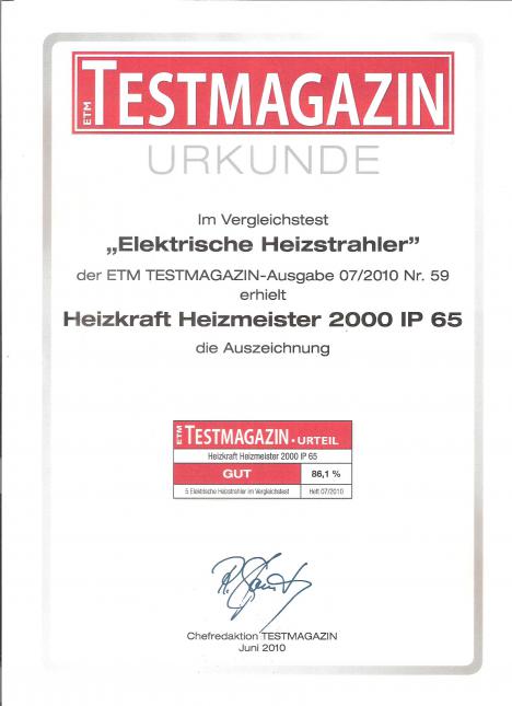 HeizMeister 2000 IP 65 Professionell